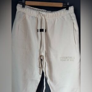 Essentials Fear of God Cream Sweatpants Sz. Small